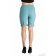 Pantaloni Scurti Dama Bleu Snur In Talie, Natalie Pantaloni Scurti Dama Bleu Snur In Talie, Natalie
